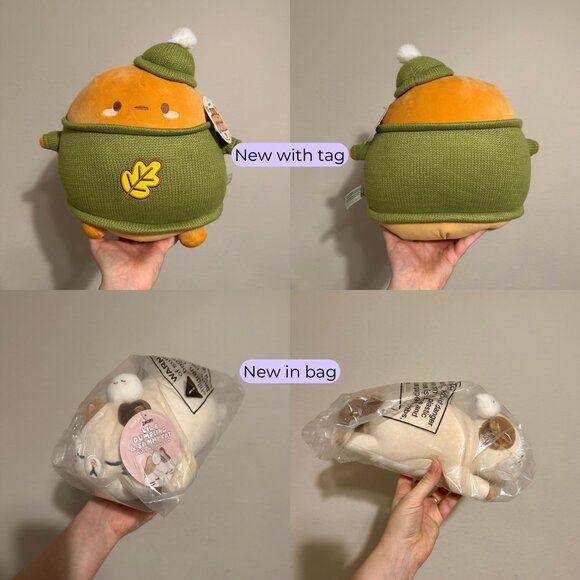 Large assorted plushie bundle -- pusheen the cat, smoko tayto, coffee cafe theme - Picture 7 of 14